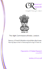 Survey of Small and Medium sized Manufacturers - A report by CR Market Research
